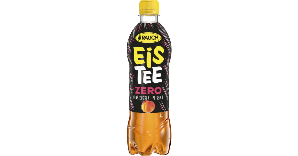 Rauch Eistee Zero Pfirsich 0,5 Liter (Einweg)
