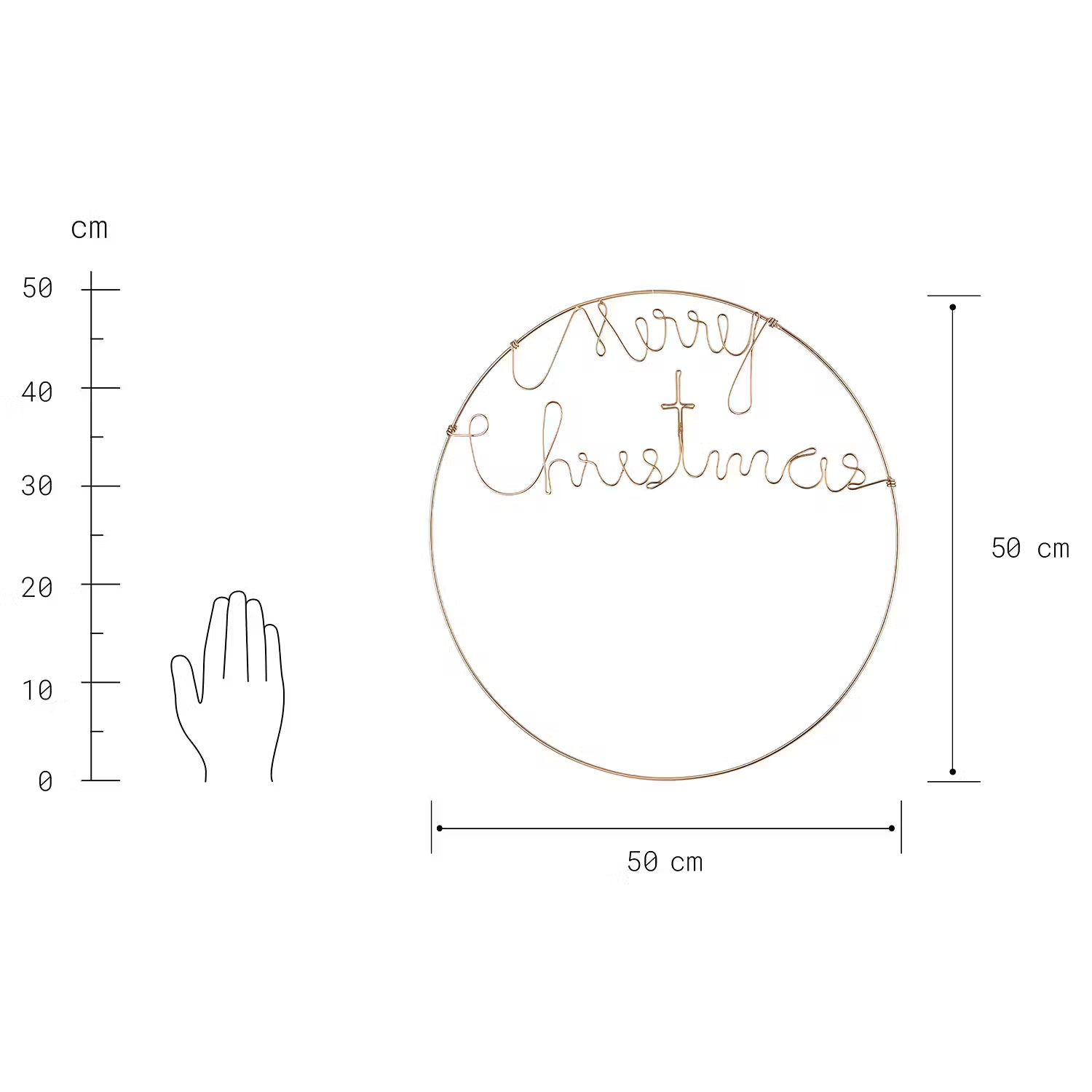 MERRY CHRISTMAS Dekoring