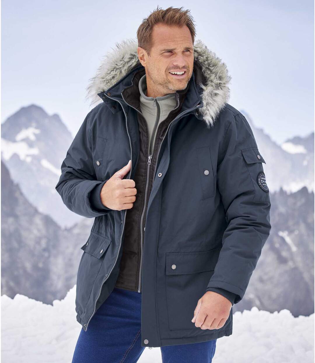 Parka Multipoche GRAND FROID à Capuche