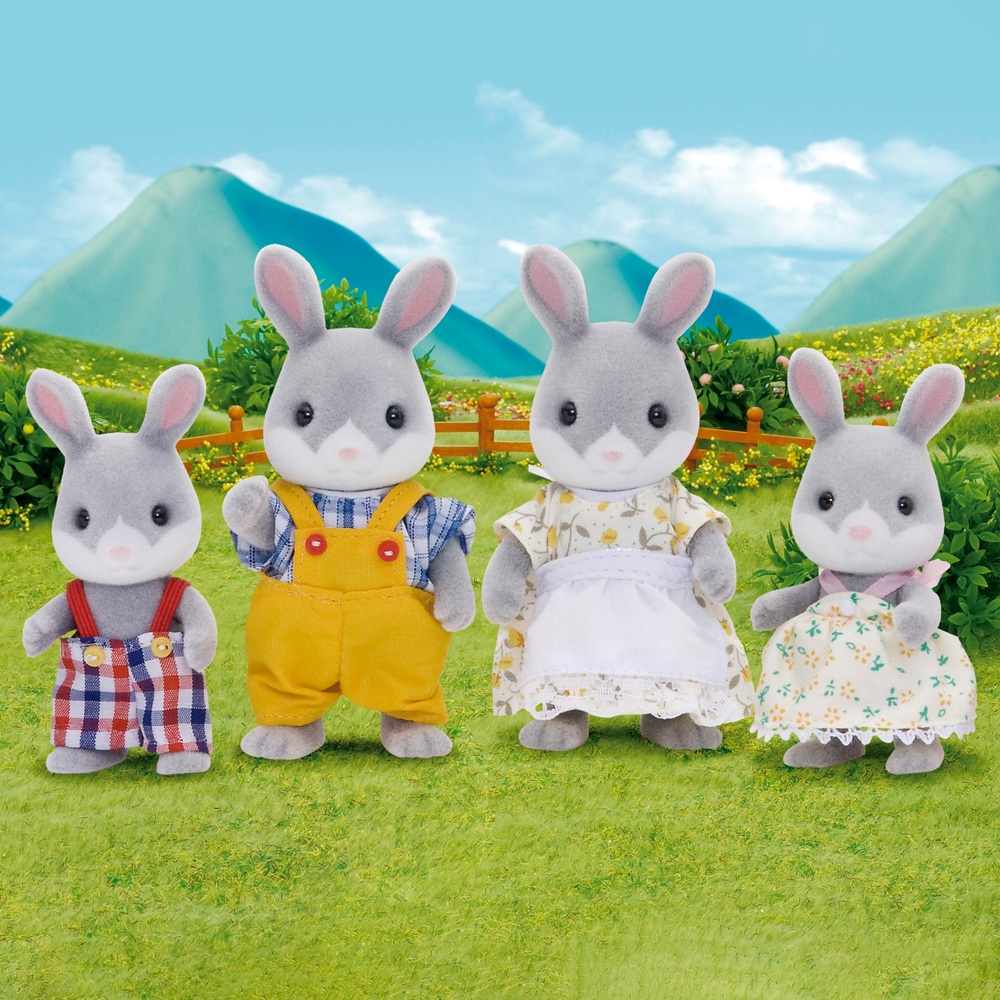 Sylvanian Families Baumwollschwanzkaninchenfamilie