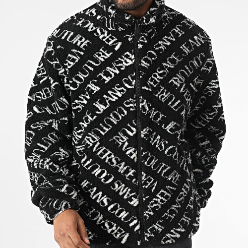 Veste Zippée Polaire Monogram 75GAS411 Noir Bland