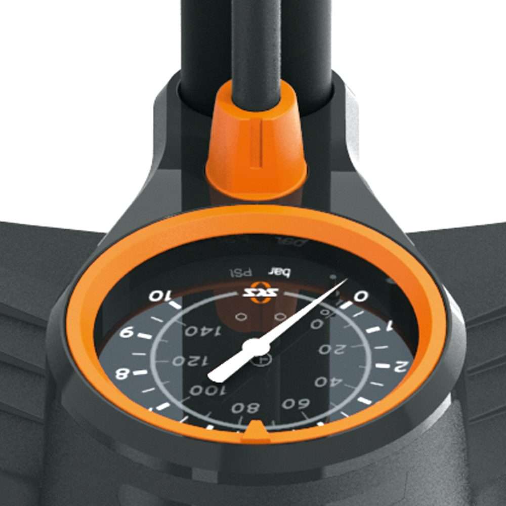 SKS Airkompressor 10.0 Fietspomp Zwart/Oranje
