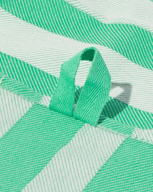 torchon 65x65 coton vert