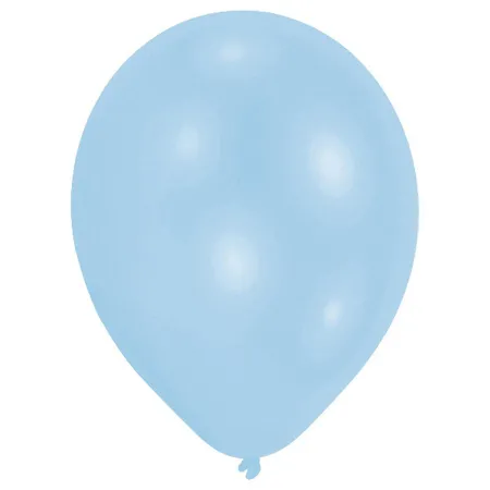 amscan Latexballons Hellblau, 50 Stück
