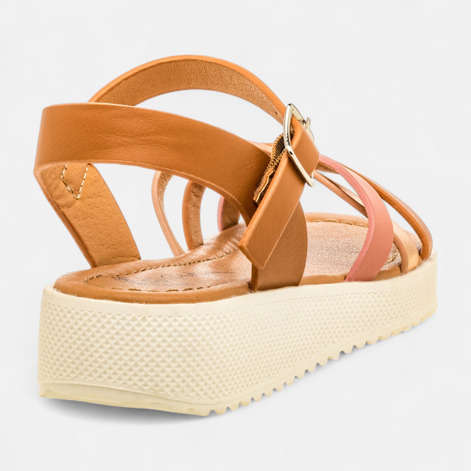 Sandales Fille cognac