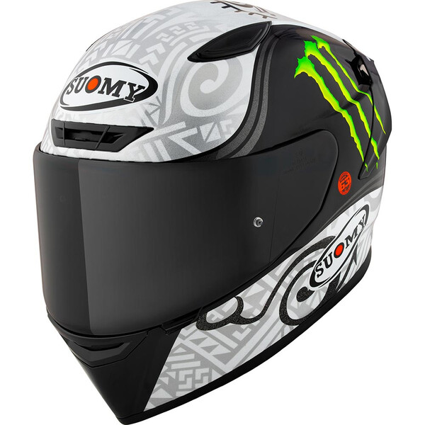 Suomy - Casque Track-1 Bagnaia Monster Winter Test Replica Blanc / Gris / Noir / Vert