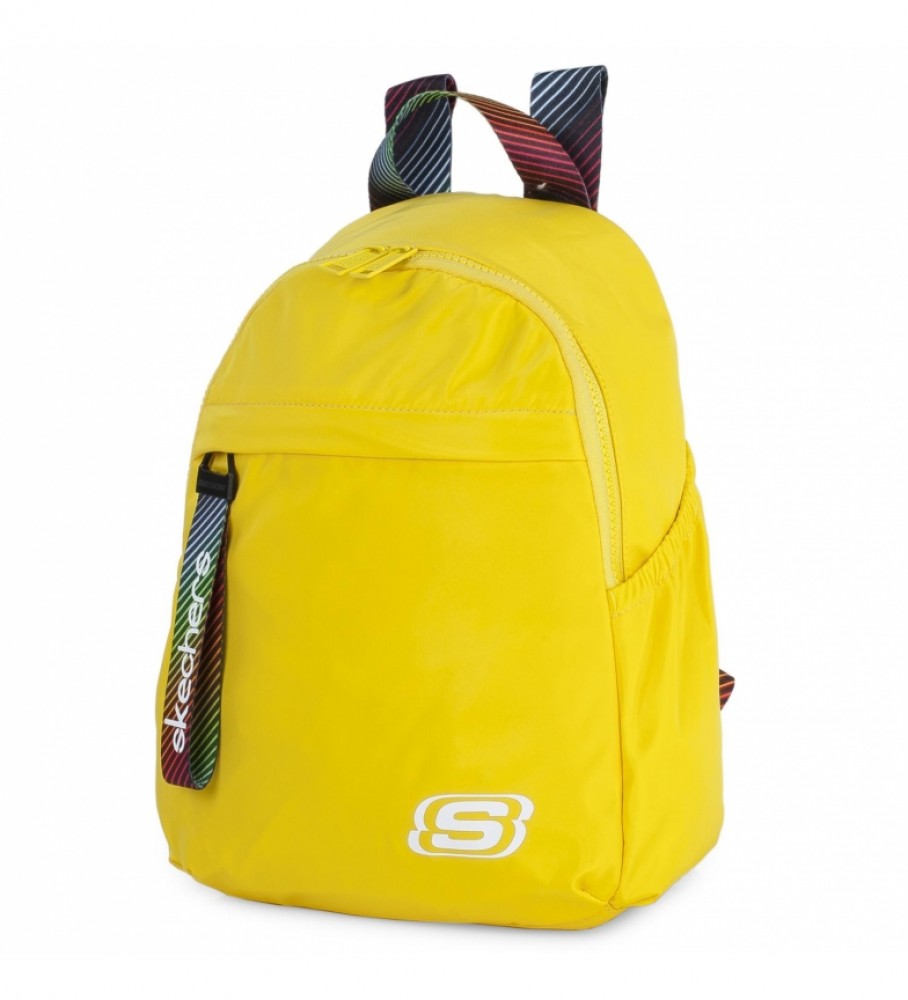 Mochila pequena Skechers S895 amarela - 32 x 23 x 12 cm -
