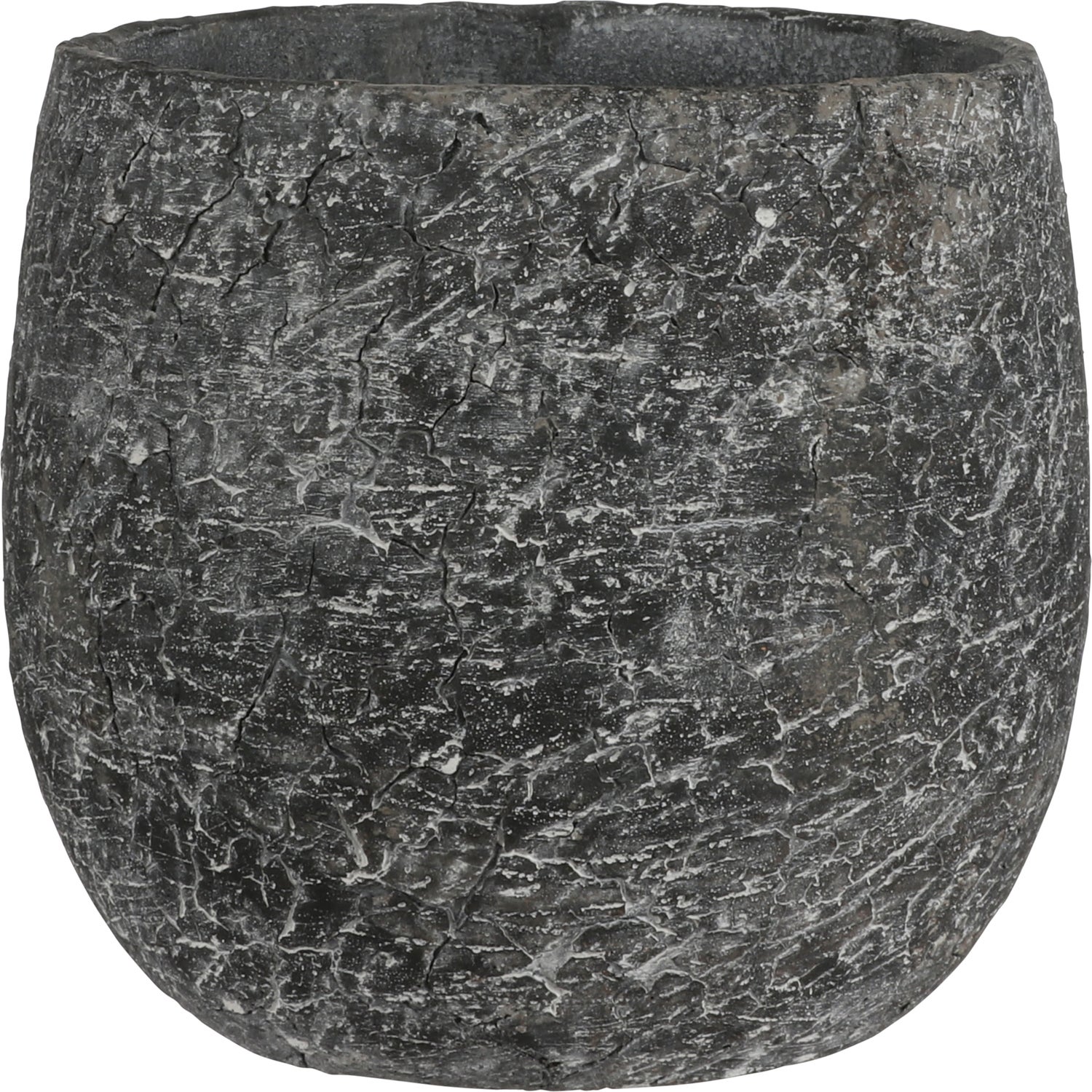 Mica Decorations bloempot Thomas grijs D 21 H 19 cm