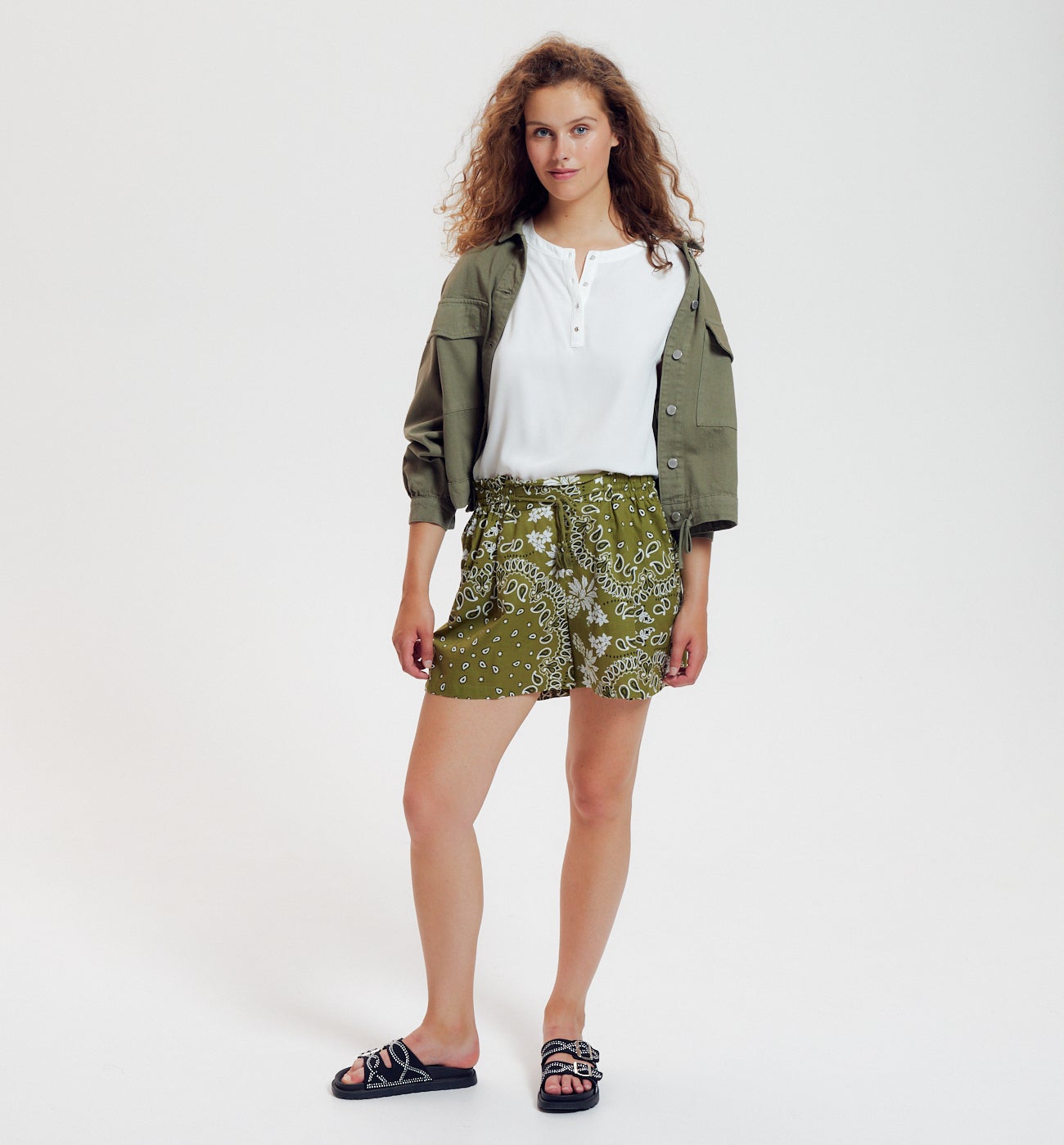Blouse manches courtes Femme - Ecru