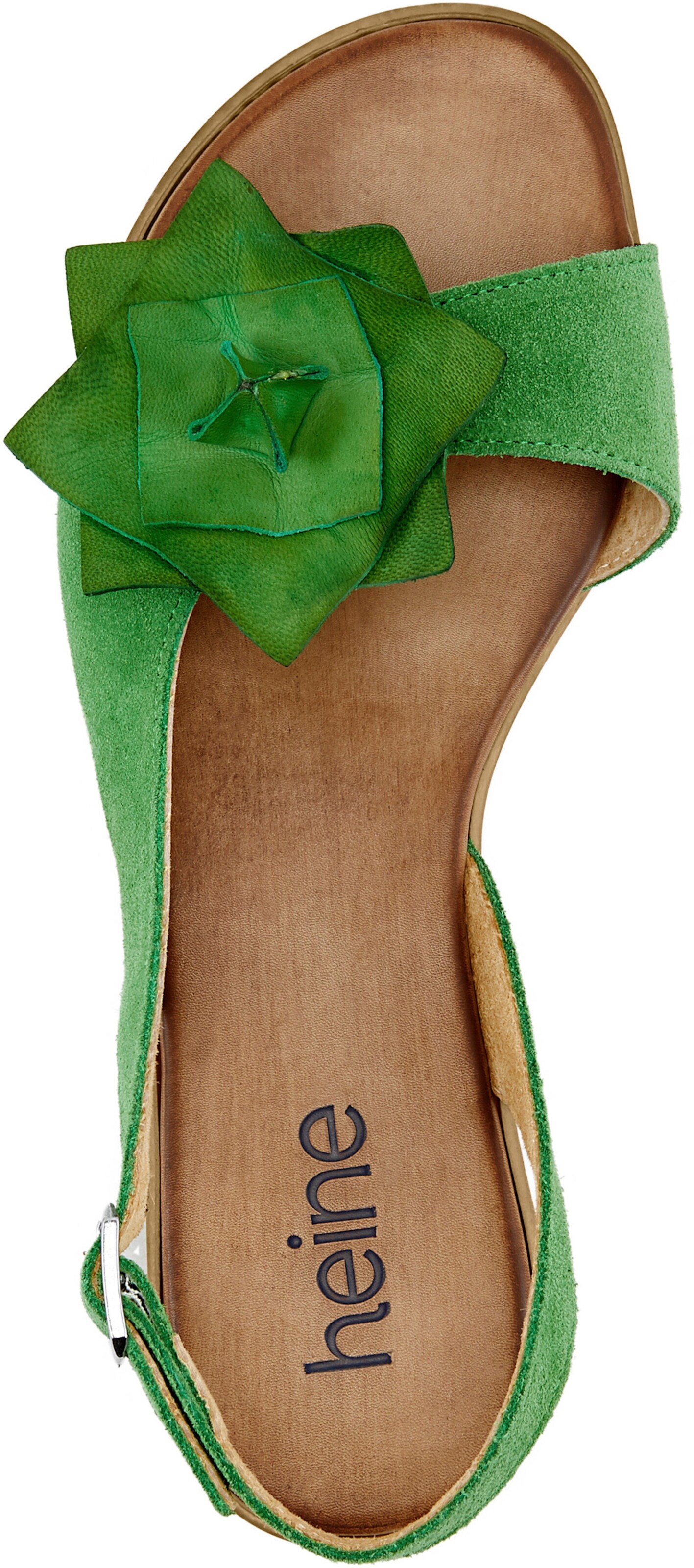 heine Sandale in grasgrün