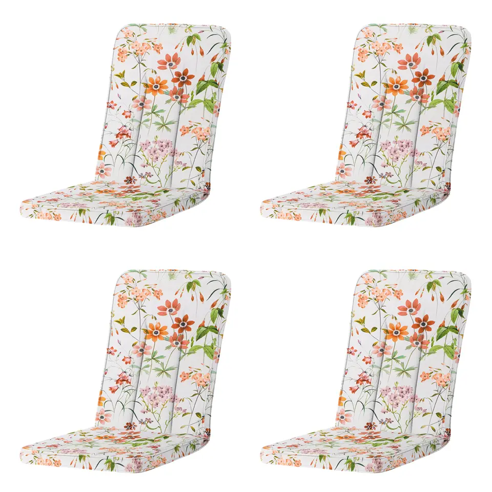 Madison - Tuinkussen Exelsior Milly natural - Ca. 110x48 cm - Set van 4