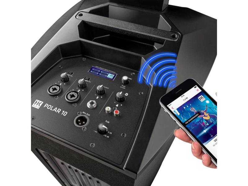 HK Audio PA-System Polar 10 Benutzerfreundliches, aktives Fullrange-Säulensystem