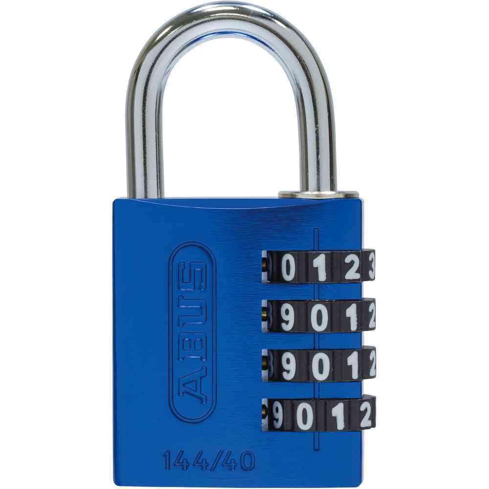 ABUS Zahlenschloss - blau - Aluminium - 144/40