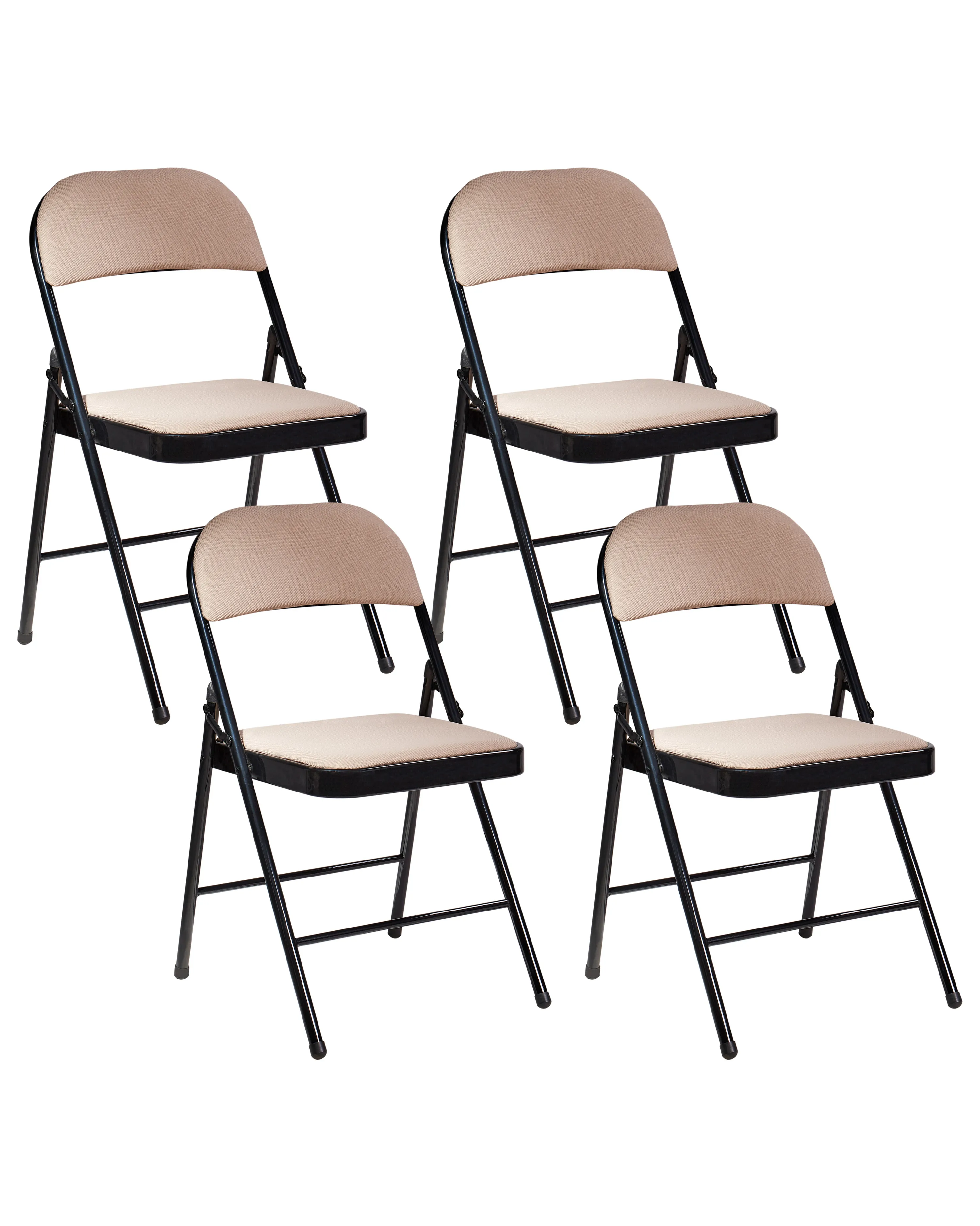 Set van 4 klapstoelen SPARKS Beige