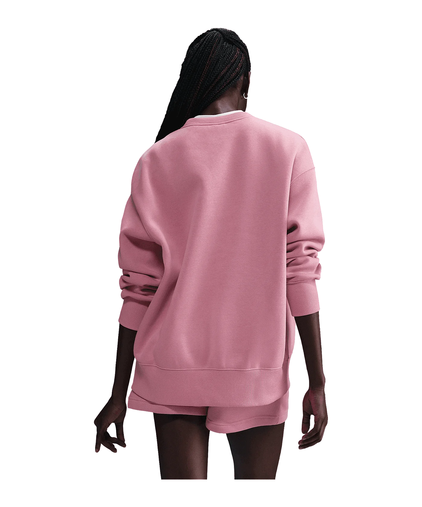 Nike Phoenix Fleece Oversized Sweatshirt Damen Pink F699