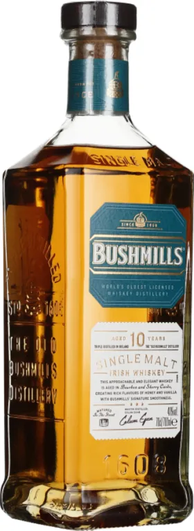 BUSHMILLS 10 YEARS SINGLE MALT 70CL