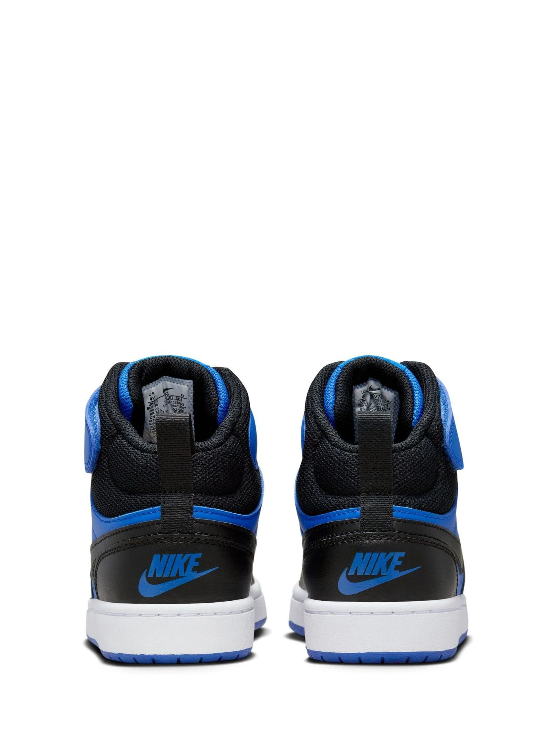 Blauw/Zwart - Nike Court Borough Mid sneakers voor jeugd