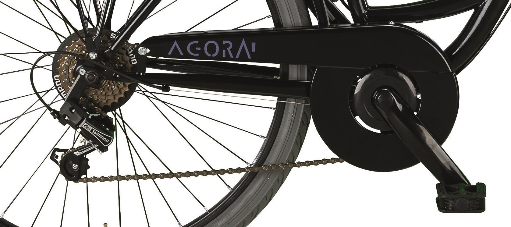 MBM Citybike Agorà 26 Zoll Schwarz