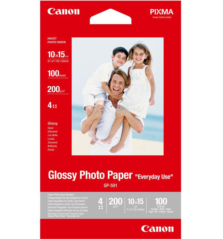 Canon Glossy Fotopapier GP-501, 10 x 15 cm, 200 g/m², glanz