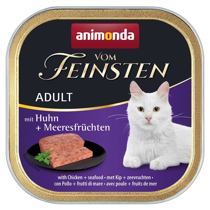 Lot 4 saveurs animonda vom Feinsten 32 x 100 g à prix discount sur bitiba.fr