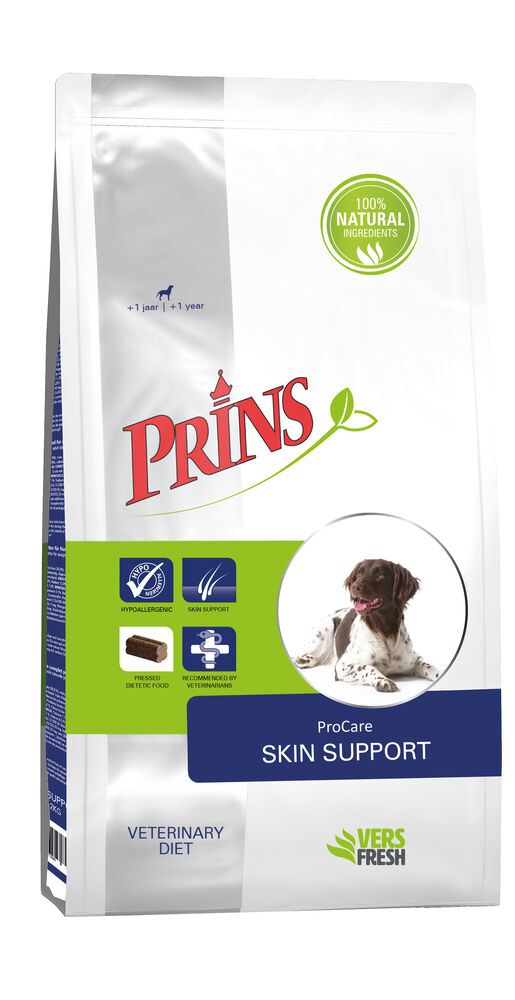 Prins Dieet ProCare Skin Support - Hondenvoer veterinair - 12 Kilogram - eend