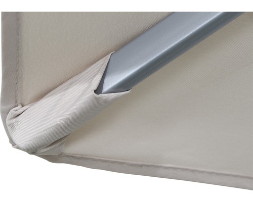 Siena Garden Push-Up Parasol Ø 300 cm Polyester 180 g/m² naturel