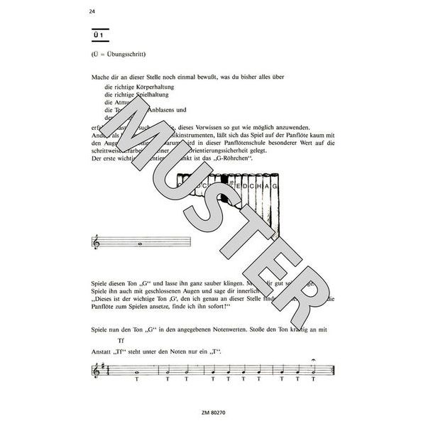 Zimmermann Verlag Schule für Panflöte