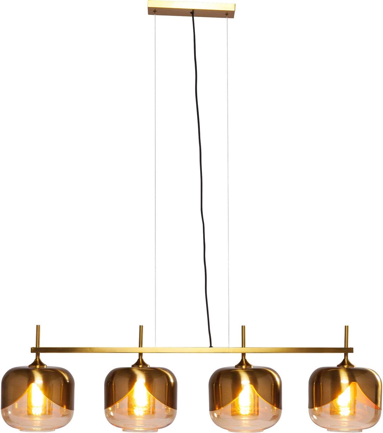 Kare Design Hängeleuchte Golden Goblet Quattro Ø25cm, 143x129x25cm