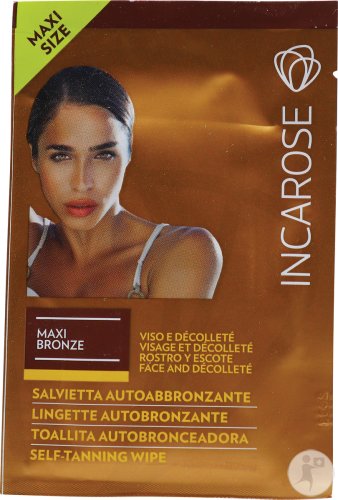 Incarose Lingettes Autobronzantes Visage Et Décolleté 10ml