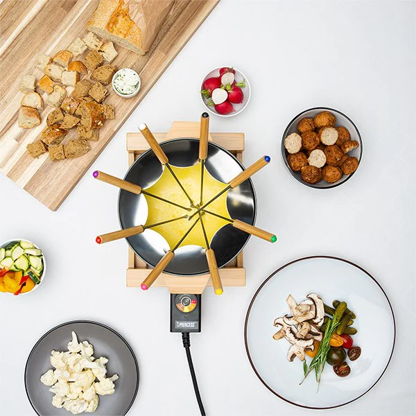 Fondue bambou noire 8 personnes 1,5 L 01.173025.01.001 Princess