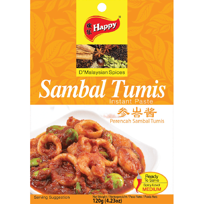 Happy Sambal Tumis Instant Pasta 120g