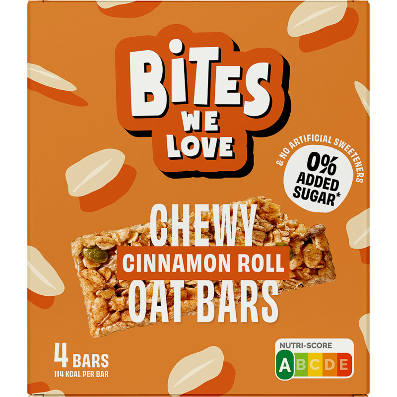 BitesWeLove Haverrepen cinnamon roll