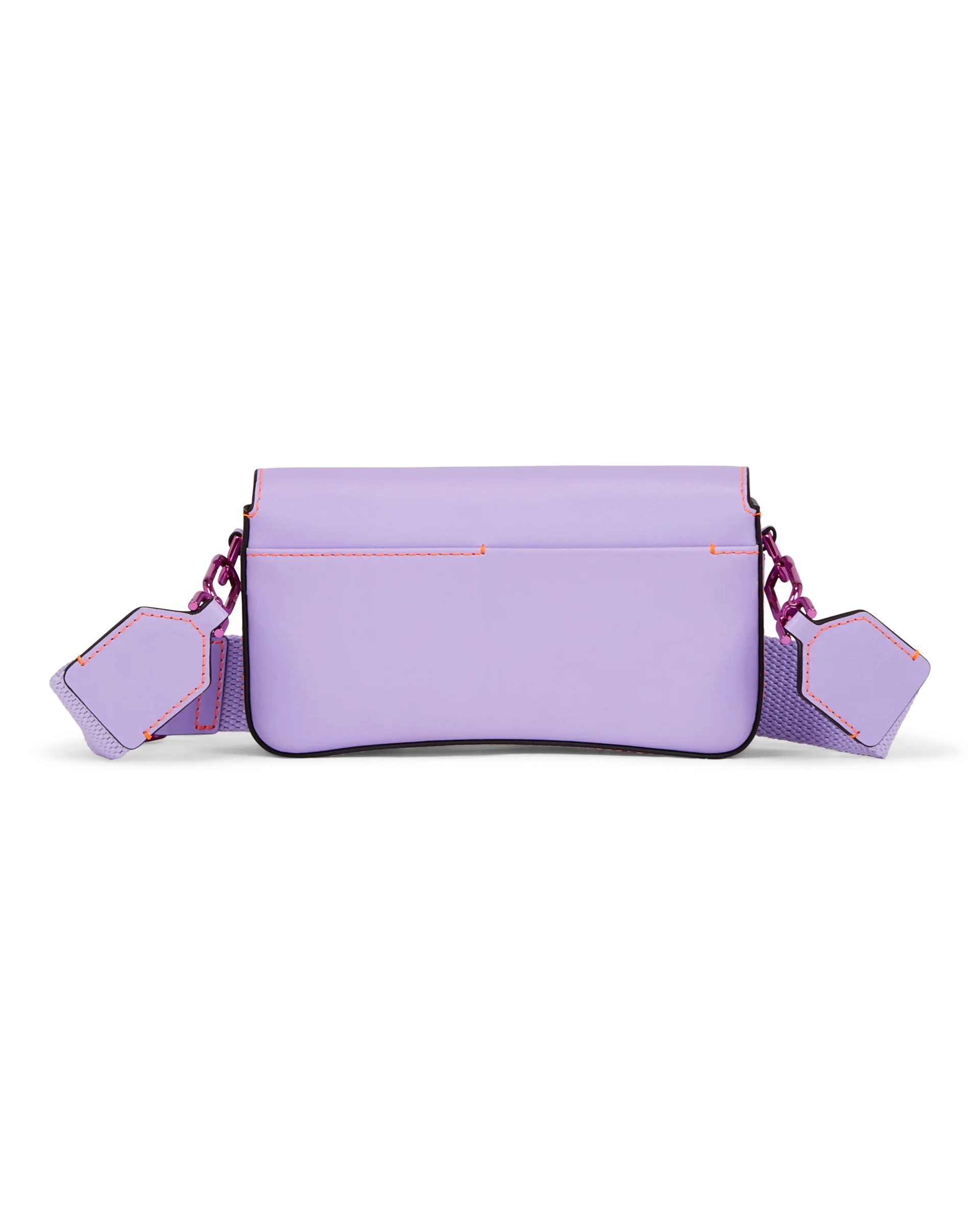 ECCO Pinch Bag Umhängetasche aus Leder Lila 11,5X20X5 cm