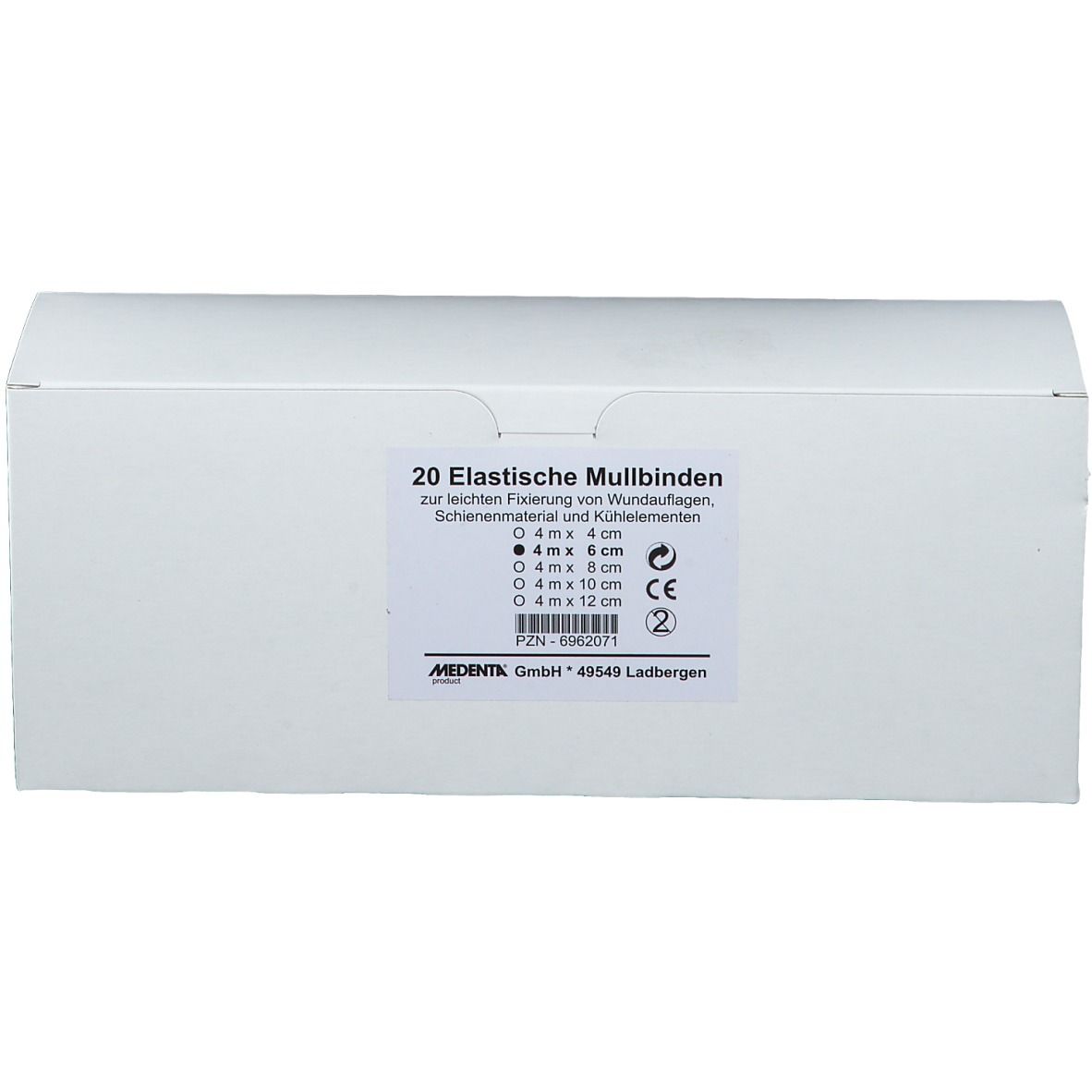 Mullbinden elastisch 6 cm x 4 m