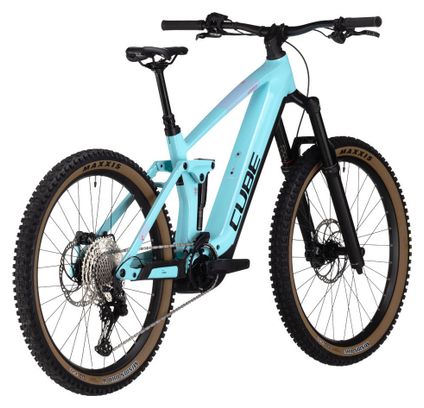 VTT Électrique Tout-Suspendu Cube Stereo Hybrid 160 HPC Race 625 27.5 Shimano Deore 12V 625 Wh 27.5'' Bleu Ice