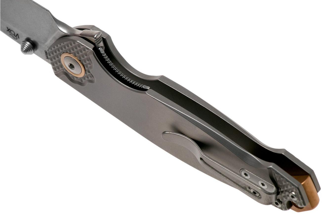 Viper Katla V5982TI3D Satin, 3D Titanium zakmes, Jesper Voxnaes design