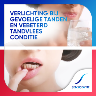 Sensodyne Gevoeligheid & Tandvlees Whitening Tandpasta voor gevoelige tanden 6x75ML