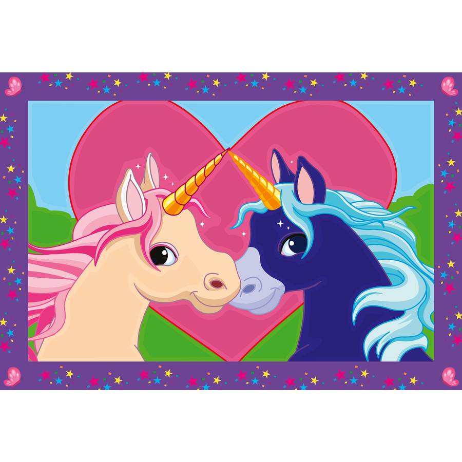Ravensburger Malen nach Zahlen Junior - Bunte Einhornwelt