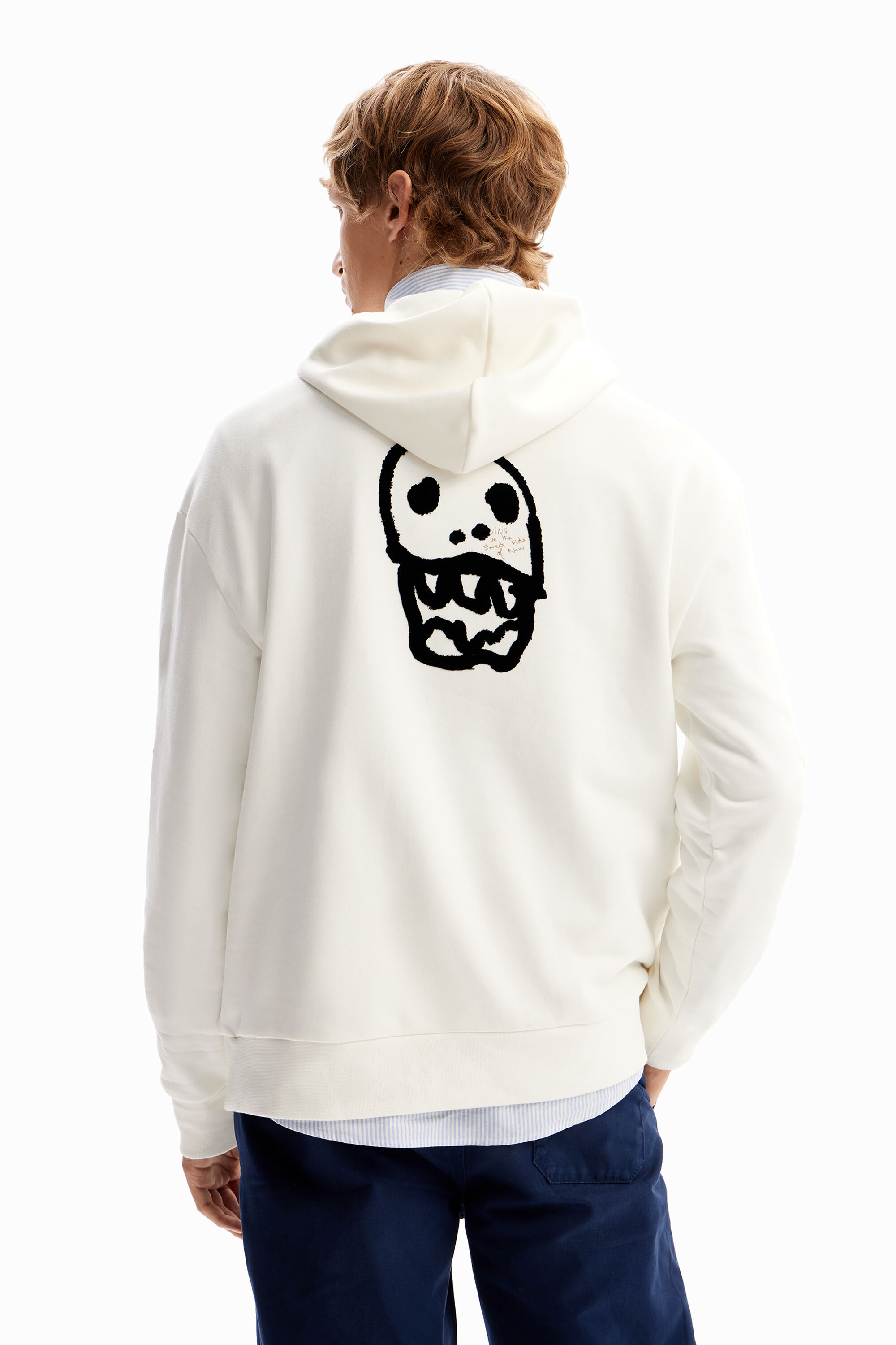 Moletom com desenho artístico