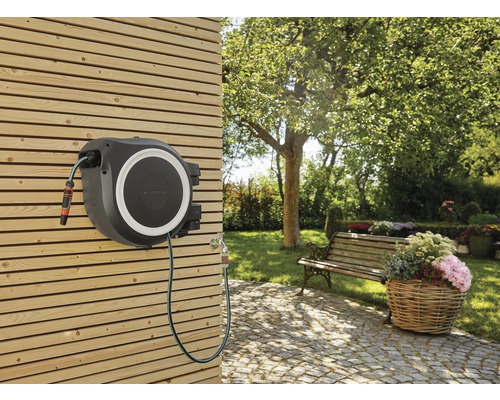 GARDENA RollUp XL wandslangenbox inclusief 35 m slang, 180° draaibaar en RollControl-technologie