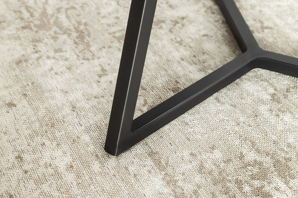 Design Couchtisch MARVELOUS 70cm schwarz gold sand AURORA ORO Keramik Metall