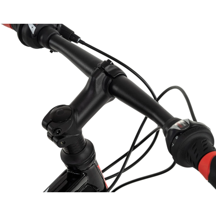 KS Cycling Mountainbike Hardtail 26 Zoll Sharp schwarz-rot schwarz-rot