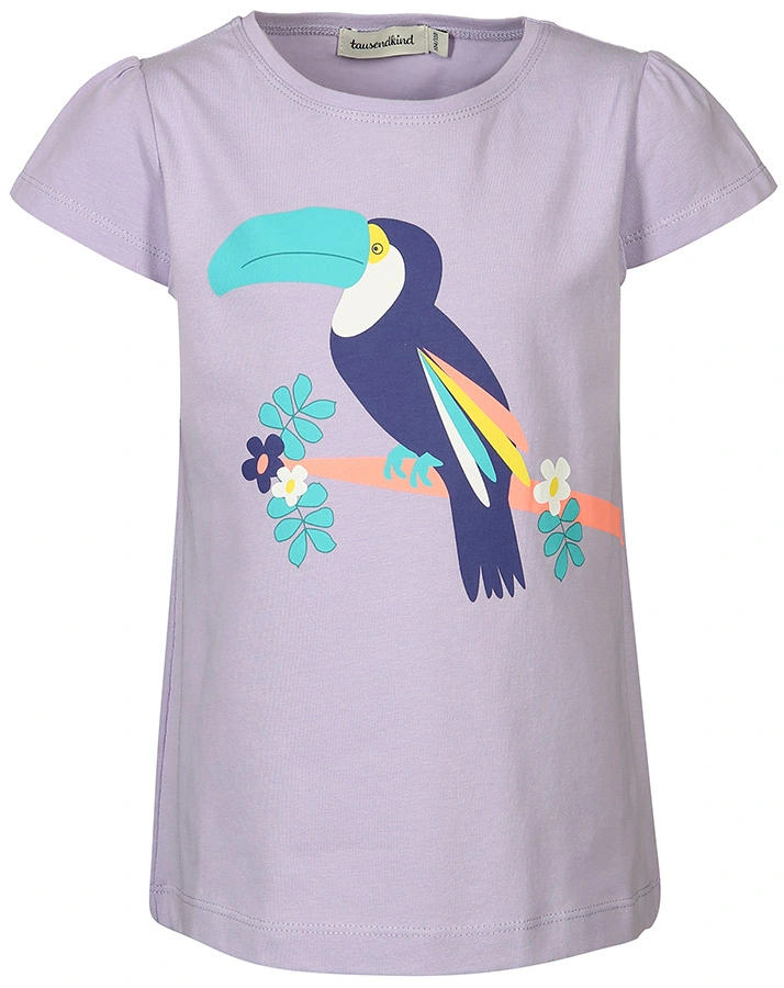 T-Shirt SUMMER BIRD in lavendel