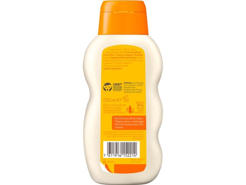 WELEDA Pflegebad Calendula 200 ml Entspannungsbad für Baby