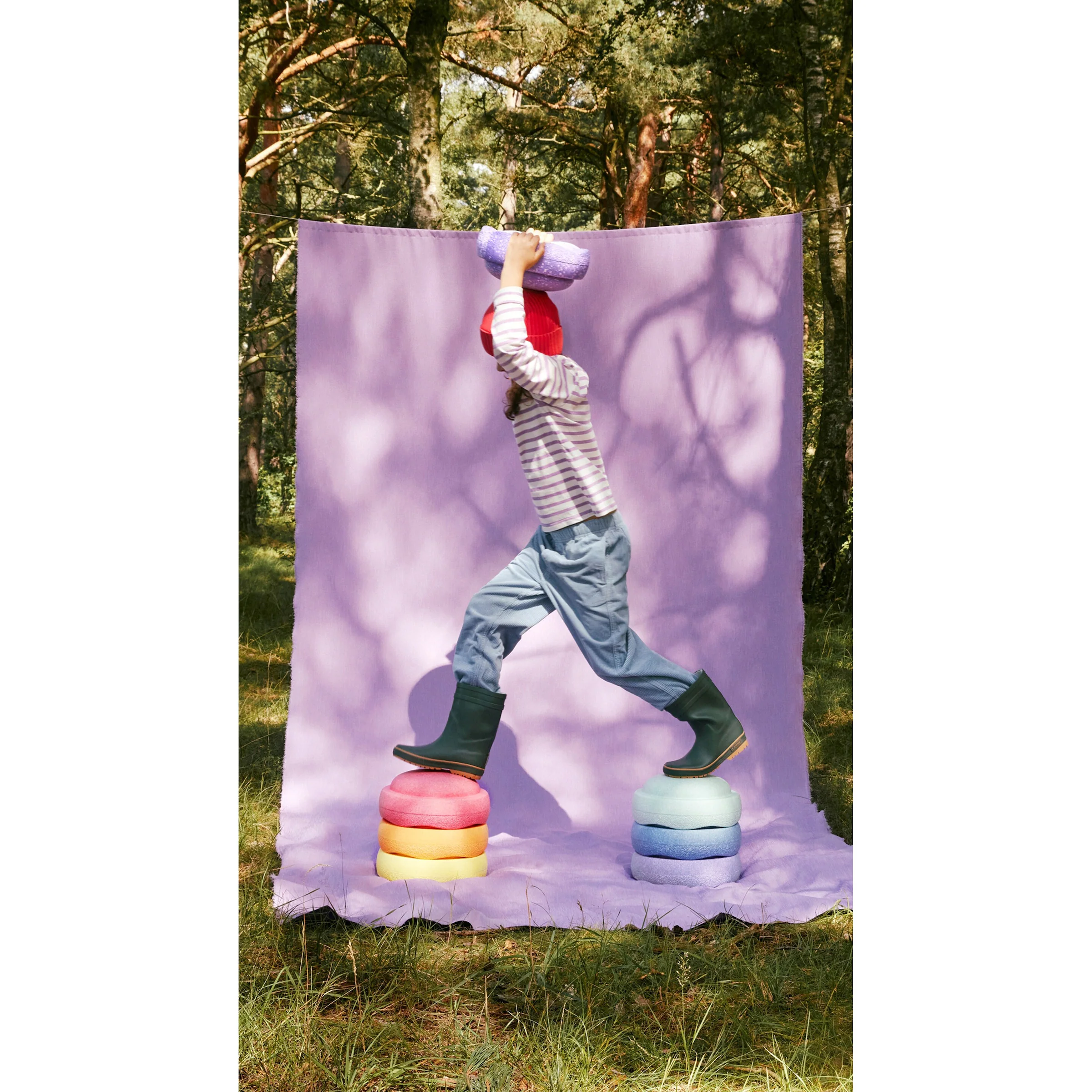 Stapelstein Stapelstein Special rainbow fusion pastel