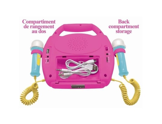 LEXIBOOK - Lecteur MP3 Minnie mouse - enceinte bluetooth - effets lumineux, micros...