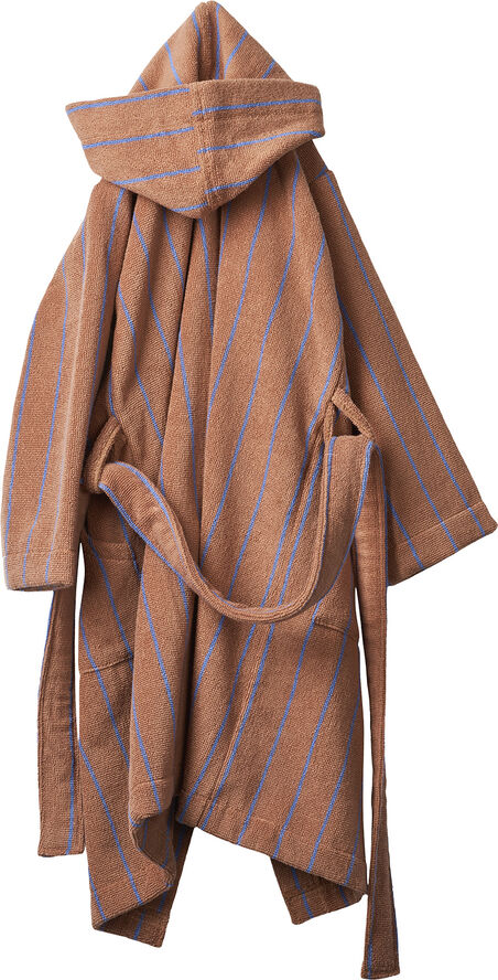 Bongusta Naram Kids Bathrobe Camel & ultramarine