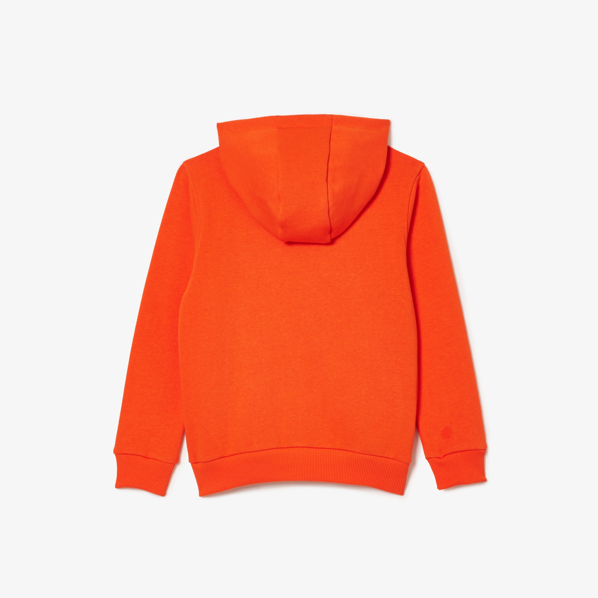 Sweatshirt zippé à capuche enfant Lacoste avec poche kangourou Pullovers & Sweatshirts - Orange - Lacoste - Enfant