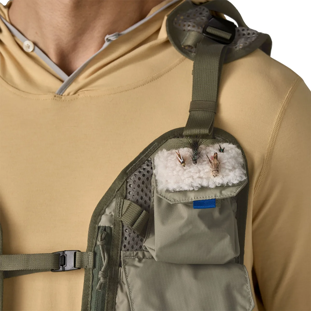 Patagonia Stealth Convertible Vest River Rock Green
