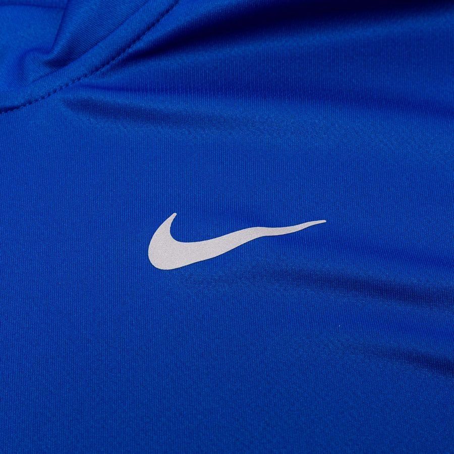 Nike Haut Running Dri-FIT Pacer HZ - Bleu/Argenté